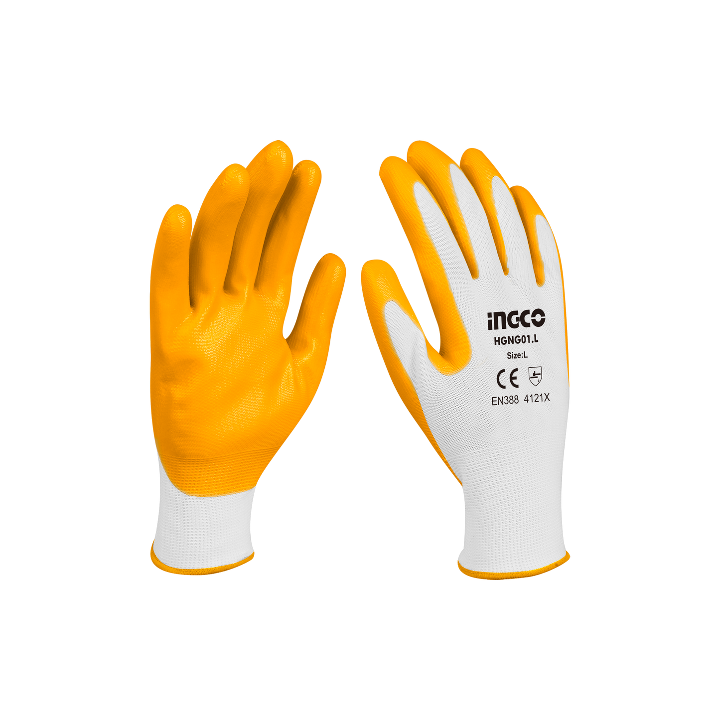 Guantes De Nitrilo TALLA L INGCO HGNG01.L