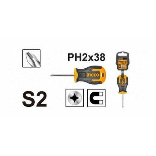 Destornillador Phillips 6x38mm Ingco Hs68ph2038 - MARKEMSTORE