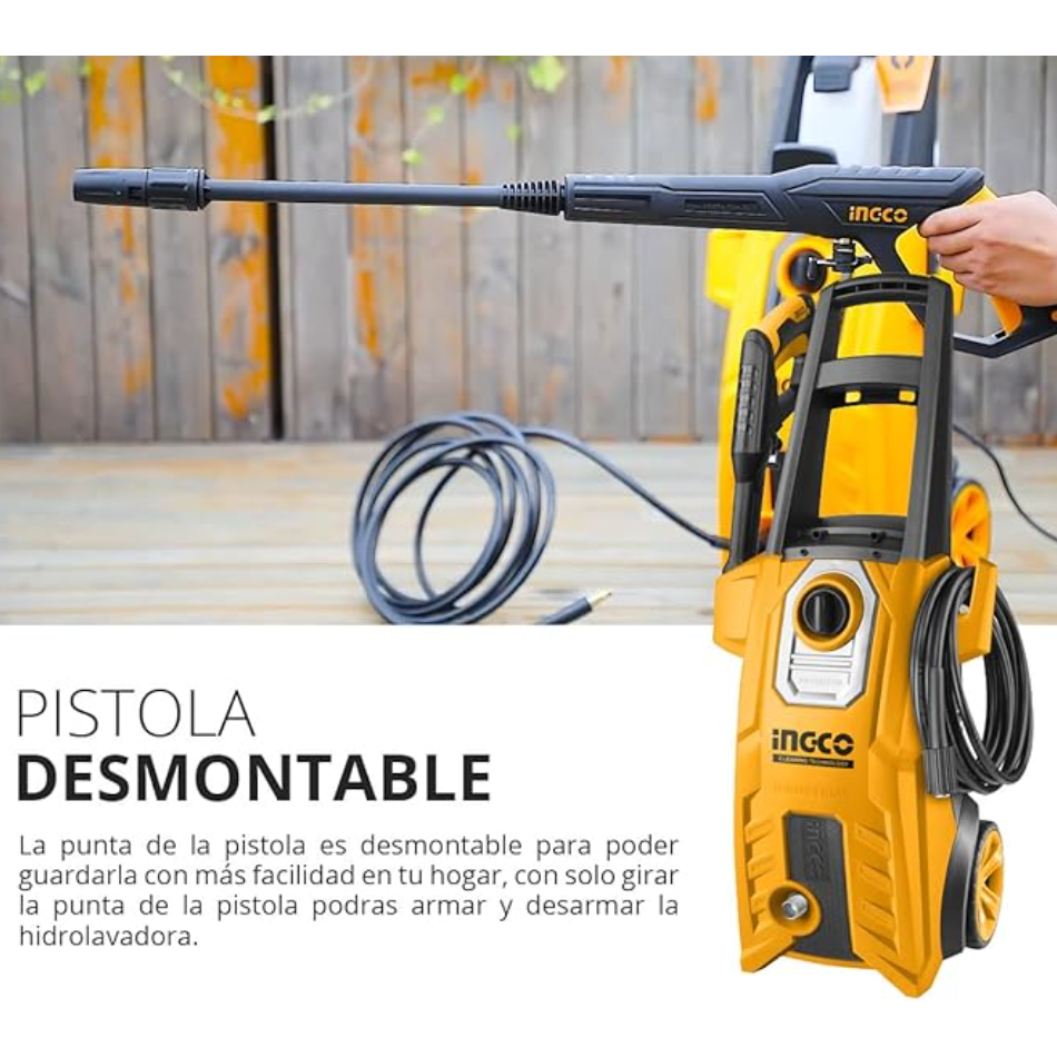 Hidrolavadora 1800W 2200 Psi 6l/min INGCO Uhpwr18008