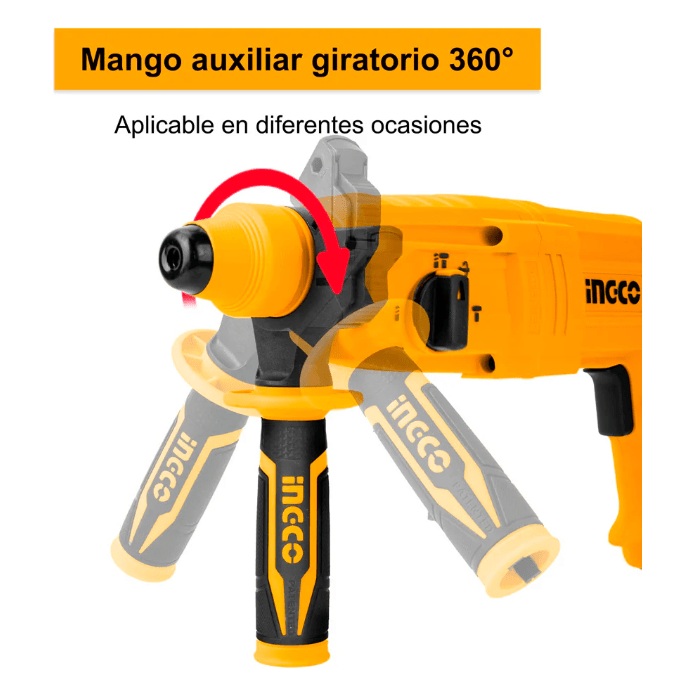 Taladro Rotomartillo 800w Ingco URGH9028 - MARKEMSTORE