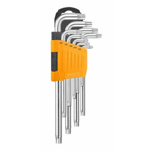 Juego Llaves Torx 9pzs T10-t50 Ingco Hhk13091 - MARKEMSTORE